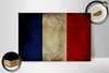Holzschild Flagge Frankreich, 30x20 cm, Holzschilder Fahne Produktbild-Vorschau 3