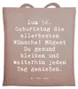 Mr. & Mrs. Panda Tote Bag Spruch 96. Geburtstag - Braun Produktbild-Vorschau 1