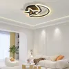 Moderne LED Deckenleuchte 62W 3000K-6000K Dimmbar Mond Produktbild-Vorschau 9