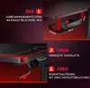 Close-up views and diagrams highlighting features of a gaming desk. Náhľad obrázku produktu