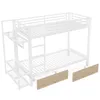 Letto a castello Flieks 90x200 cm con asta appendiabiti e 2 Anteprima dell’immagine prodotto 11