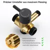 Auralum Duschsystem mit Umsteller,Regendusche Quadratisches Produktbild-Vorschau 5