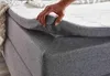 Boxspringbett Kenora grau 7-Zonen TFK mit Topper 180x200 Produktbild-Vorschau 8