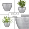 Marrakesch XXL Aluminium Blumenkübel Übertopf Ø 38 cm Produktbild-Vorschau 5