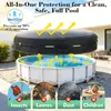 Poolabdeckung Runde Ø 365, Pool Abdeckplane Passgenau Für Produktbild-Vorschau 3