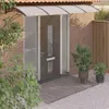 vidaXL Tettoia per porta nera 400x100 cm in policarbonato Anteprima dell’immagine prodotto 8