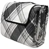 EBRAN TRADE Picknickdecke 200x200 cm Grau-Schwarz, Produktbild-Vorschau 4
