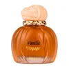 A perfume bottle with a decorative cap and braided collar, set against a white background. Voir les images du produit