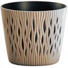 Květináč SANDY ROUND s vkladem 26,2 cm - barva: mocca Voir les images du produit 11