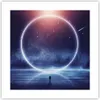 Poster - Poster ohne Rahmen - Fantasie Ring Kosmos - 40x40 Produktbild-Vorschau 1