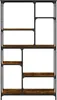vidaXL Knihovna Smoked Oak 99x35,5x176 cm z dřevěného Náhled obrázku produktu 4