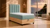 Trinity K-1 Einzelbett 100x200 Mintgrün | Boxspringbett mit Produktbild-Vorschau 1