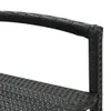 vidaXL Barhocker 4 Stk. Schwarz Poly Rattan Produktbild-Vorschau 5