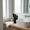 HowHomely | Wazon na kwiaty – wazon na rośliny – czarny – Podgląd zdjęcia produktu 11