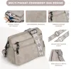MUIIKOLA Dámska taška cez rameno kožená stredná crossbody Náhľad obrázku produktu 5
