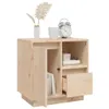 vidaXL Nachttisch 50x34x50 cm Massivholz Kiefer Produktbild-Vorschau 5
