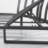 home24 Daybed - Aluminium / Webstoff - Grau Produktbild-Vorschau 9