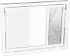 WOLFA Mehrzweck Kipp-Fenster PLUS Kunststoff weiß 600x400 Produktbild-Vorschau 1