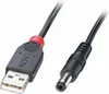 LINDY USB 2.0 Typ A an DC 5.5/2.5mm St Adapterkabel 1.5m Produktbild-Vorschau 4
