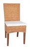 MiaMöbel Esszimmerstuhl 46x98x45 cm Modern Rattan Honig Produktbild-Vorschau 2