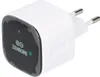 A white Zendure smart energy management device with a black faceplate showing logos and a green indicator light. Produktbild-Vorschau