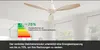 Sofucor Moderner Deckenventilator ohne Licht, 132 cm, Produktbild-Vorschau 4