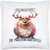Lieblingsgemüse Marzipankartoffel Lustiges Rentier Kissen Produktbild-Vorschau 1