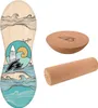 F2 Balance Board Komplettset Korkrolle Halbkugel Produktbild-Vorschau 1