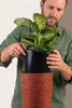 Adoni Jute Blumentopf Rot 28x47 cm - Pflanzkübel mit Produktbild-Vorschau 5