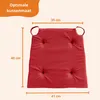 Set di 4 cuscini per sedie, 42 x 40 cm, adatti sia per Anteprima dell’immagine prodotto 8
