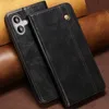 Etui pour iPhone 17 étui en cuir avec fonction stand noir Voir les images du produit 2