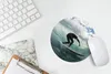 MuchoWow® Mauspad Mousepad Surfer auf Wellen 20x20 cm - Produktbild-Vorschau 5