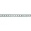 A metal ruler with millimeter markings is shown against a white background. Anteprima dell’immagine prodotto