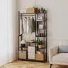 WISFOR Kledingrek met kledingstang, 7 planken, schoenenrek, Productafbeelding-voorbeeld 2