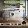 BigDean Wäscheständer 20m extra hoch & Dicke Leinen Produktbild-Vorschau 2