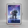 Gerahmtes Poster - Schwarzer Rahmen - Kosmonaut Weltraum - Produktbild-Vorschau 5