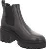 A black leather Chelsea boot with a chunky heel and sole, shown from the side against a white background. Produktbild-Vorschau