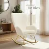 tectake® Schaukelstuhl  Swing 70 x 93 x 100 cm, Produktbild-Vorschau 7