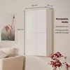 Szafka wisząca do sypialni biała 120x60x34 cm 2 drzwi Podgląd zdjęcia produktu 4