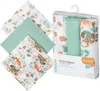 Mušelínové - super měkké plenky, 3ks, Zvířátka - mátové Náhled obrázku produktu 9