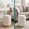 Relaxdays Hocker van fluweel, zitbankje met opbergruimte, Productafbeelding-voorbeeld 7