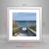 Gerahmtes Poster - Weißer Rahmen - Strand Düne Strecke - Produktbild-Vorschau 5