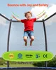 VEVOR trampolino da esterno a terra 305 x 305 cm con rete Anteprima dell’immagine prodotto 2