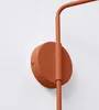 Lampada a parete NOX rosso ocra 1xE14 10W acciaio Anteprima dell’immagine prodotto 6