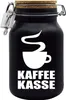 Spardose Geld Geschenk Ideen Kaffee Kasse Schwarz Größe XL Produktbild-Vorschau 1