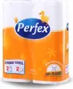 Perfex Küchenrollenpapier 2 Rollen weiß 2lagig Produktbild-Vorschau 1