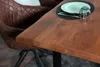 Esstisch Baumkante massiv Akazie Nussbaum 220 x 100 Produktbild-Vorschau 4