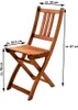 Balkonmöbel Set 4tlg mit Bank Akazie Klapptisch 80 x 60 cm Produktbild-Vorschau 4