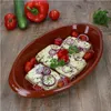 2er Set Ovale Auflaufform Boris Ton 32x18cm Größe M Produktbild-Vorschau 4