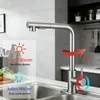 AICA Hochdruck Edelstahl Wasserhahn Küche Ausziehbar Produktbild-Vorschau 4